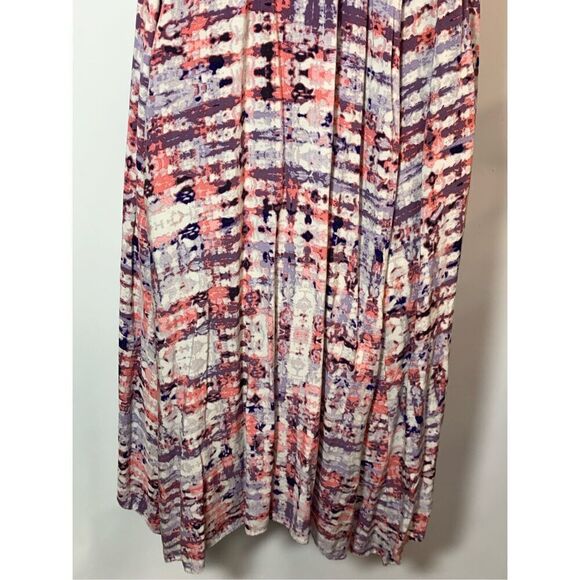 Hope & Harlow Women's Tie Dyed Scoop Neck Shift Dress Multicolor Size 10 - Picture 7 of 9